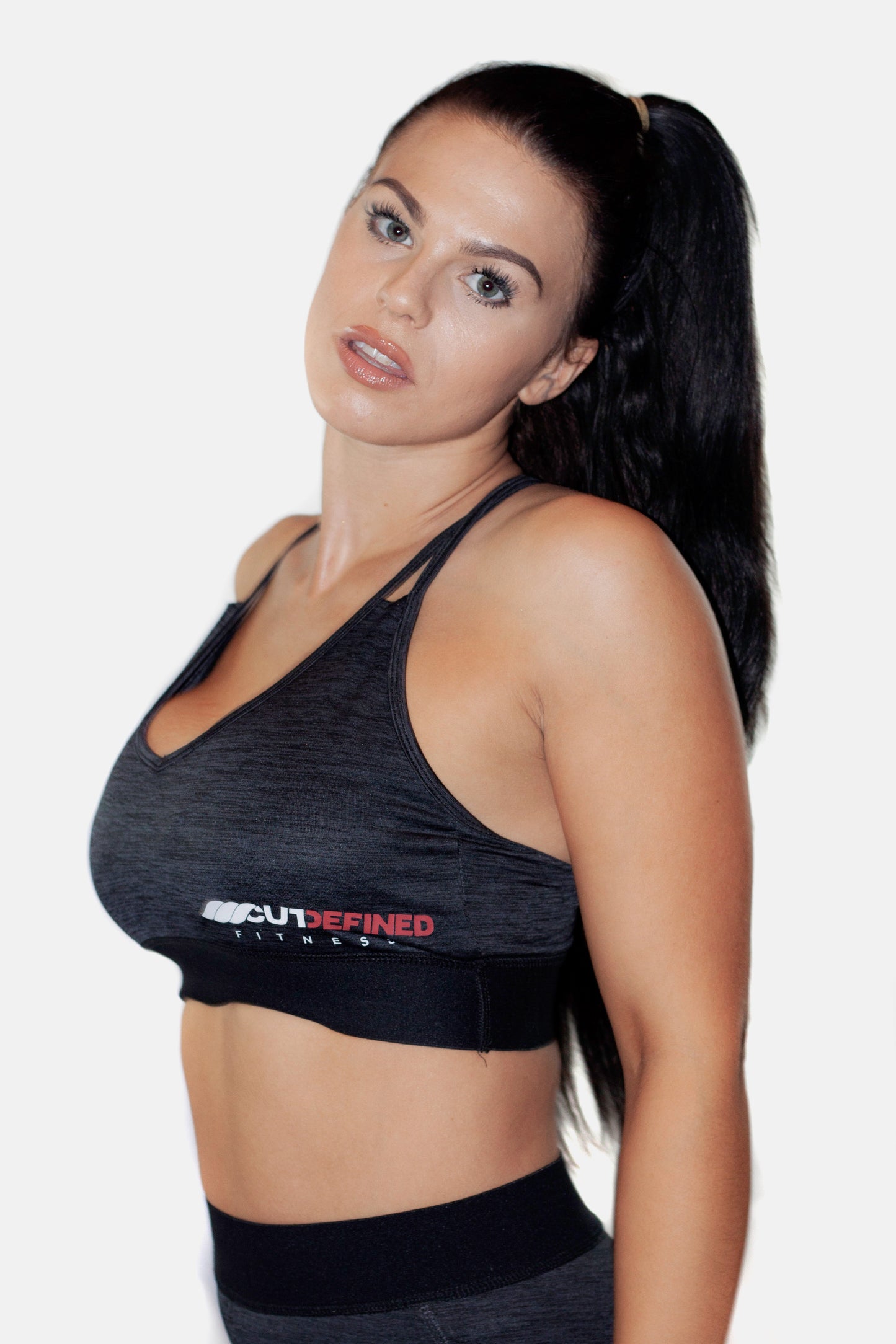 CD Combat Crisscross Bralet Crop Top and Leggings